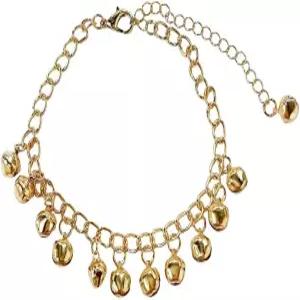 여성용 보호 징글링 벨 태셀 발찌 팔찌 빈티지 실버 사운드 비즈 조절 가능 참 발목 인도 집시 맨발 샌들