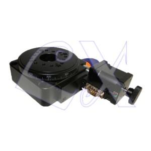 정밀 전기 로터리 테이블, 앵글 스테이지 웜 기어, 알루미늄 합금, NT02RA100, 180:1