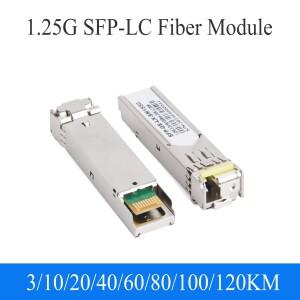 1쌍 기가비트 광섬유 SFP 모듈 1000M LC 1.25G 싱글 모드 AB 광섬유 모듈 시스코 미크로틱 이더넷 스위치용