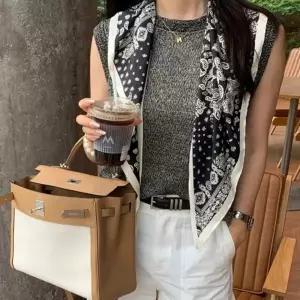 여성 남성 고급스러운 패턴 멀티 숄 패션 아이템 가벼운 삼각 스카프