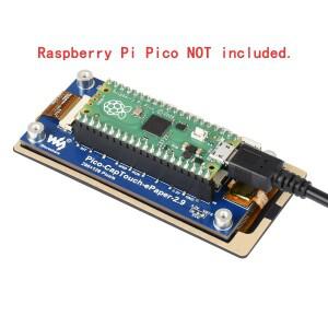 2.9인치 터치 E-잉크 스크린 디스플레이 ePaper 모듈 HAT (RPI 라즈베리 파이 PICO 2 W PICO2 RP2040 RP235