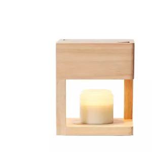 원목 캔들워머 우드 향초 조명 타이머 밝기조절 레트로