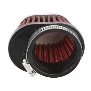 오토바이 및 ATV용 60mm 에어 필터 클리너 향상된 흡기 흐름을 호스 클램프가 있는 스테인리스 스틸 메쉬