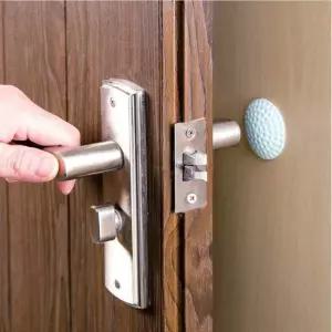 층간소음 문쾅방지 패드 도어 핸들 벽면 보호 충격흡수 쿠션 방문 가드