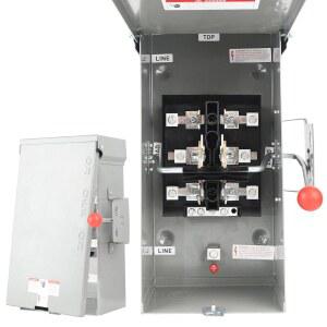 레즈반즈 수동 변속 스위치 발전기 100암페어 NEMA 발전기용 헤비 가정용 4X 듀티