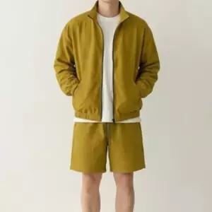 남성 여름 시어서커 쿨 자켓 반바지 세트