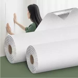 접착식 벽지 45cm 10M 화이트 단열 도배지 셀프 인테리어 시트지