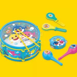 핑크퐁 가성비 드럼놀이 템버린 악기세트 대근육 유치부