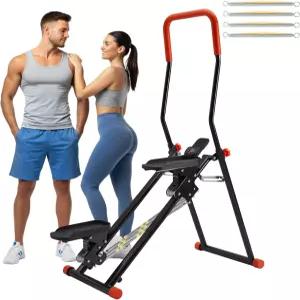 홈 체육관용 계단 스텝퍼 접이식 수직 등반가 운동 기계 3단계 조절 가능한 저항 350파운드 용량의 유산소