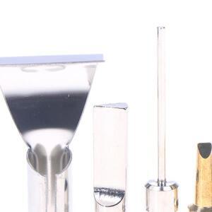 5/6개 교체용 구리 노즐 팁 키트 HS-1115K / MT-100 부탄 납땜 인두용 에어레이터 화염 가스 도구 호환