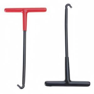 바이크 오토바이 발 지지대 용 T 자형 핸들 스프링 후크 클러치 배기 파이프 분해 유지보수 도구 당기는 렌