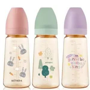 마더케이 베이직 PPSU 젖병 280ml 트리플 세트_토끼블라썸,포레스트,베베라일락