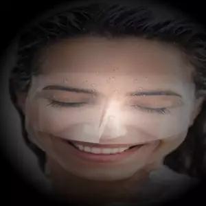 페이스필름 100매 미용실 얼굴 가리개 일회용 높은 투명도 세차 연구실 병원