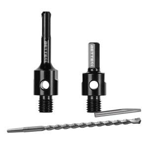 BETERI 11 코어 드릴 비트 어댑터 SDS Shank 톱용 81인치 다이아몬드 Hex 파일럿 나사형 Plus to