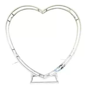 철제 하트 조형물 웨딩 촬영장 포토존 정원 소품 대형