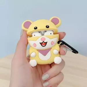 에어팟 1세대 2세대 호환 실리콘 케이스 충격방지 보호 커버 키링