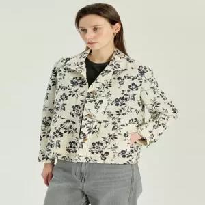 닥스 여성 26SS 아이보리 플라워 프린트 자켓 DLJA6B331IV