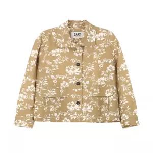 닥스 여성 26SS 다크베이지 플라워 프린트 자켓 DLJA6B331I3