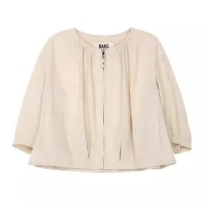 닥스 여성 26SS 라이트베이지 라운드 셔링 자켓 DLJA6B406I1