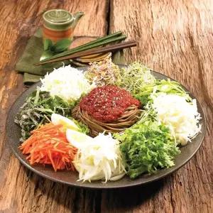 늘바른 춘천 막국수+비빔막국수 반반세트/막국수2kg+동치미육수5봉+매콤볶음양념장35g5봉(총10인분)