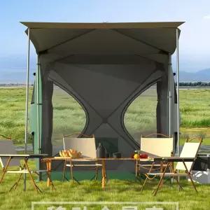 차박 도킹텐트 후방 자외선차단 확장형 300D형 사이드 패키지 A타입 캐노피