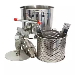 꿀 프레스 스테인리스 수동 육수 압착기 채유기 필터3개 세트 유압