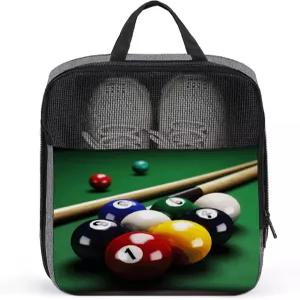 여행용 당구화 가방 신발 정리함 대형 스타일리시 파우치 방수 휴대용 보관 축구 클리츠 포장 큐브 스포츠