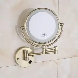 화장실 면도경 조명 LED 각도조절 펀치 무타공