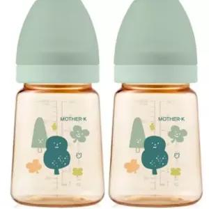 마더케이 베이직 PPSU 포레스트 젖병 180ml(무꼭지) X 2개_민트