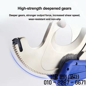 휴대용 충전식 전동 라쳇 가위 기어형 전기기사용 철강선 구리 알루미늄 외장 케이블