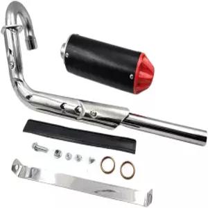 ZTDZZH 레드 28mm 배기 머플러 핏 SSR SDG CRF XR TTR 50cc 피트 더트 바이크