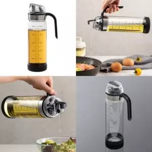 오일병 내열유리 유리용기 자동개폐 550ml 소스병