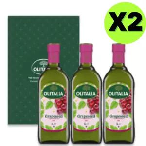올리타리아 포도씨유 1L X3 명절 오일 선물 세트 2set