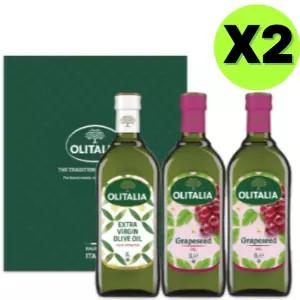 올리타리아 올리브유 1L 1병 + 포도씨유 1L 2병 X2set
