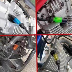 바이크 오토바이 플래시 점화 플러그 캡 세발 자전거 용 고전압 멀티 컬러 수정 호환