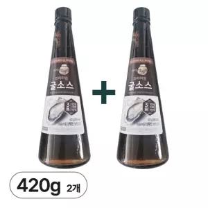 마야항아리 굴소스 420g 2개 국산 프리미엄 무첨가물 굴추출 저당질 농축액 조미료