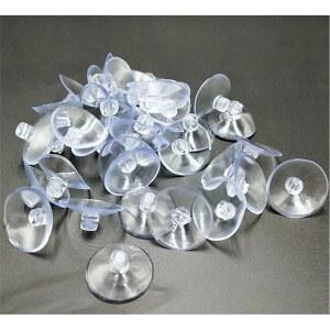 18MM 20MM 30MM 강력 모양 버튼 버섯 흡착컵 PVC 소프트 흡착판 유리 투명