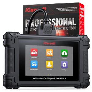 1996-2023년 대부분의 벤츠/스프린터/스마트 및 기타 2종 자동차 제조업체를 위한 iCarsoft MB V4.0 풀 시스템 양방향 진단 스캔 도구 최대 42대의 서비스 그래픽 데이터 카 코드 리더