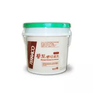 테라코 황토핸디코트20kg 외부용 벽면 황토벽 표현