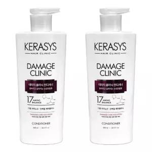 애경 케라시스 데미지 클리닉 단백질 컨디셔너 손상모발용 600ml 2개