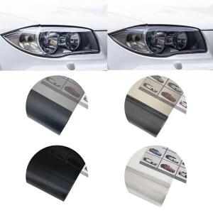 30X100CM 스모크 블랙 라이트 틴트 필름 도구가 자동차 조명용 설치 접착 비닐 필요 UV 없는 자체 오토바이