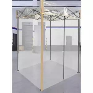 소형 천막 캐노피 야외 바람막이 지붕 캠핑 안내 부스 1.2x1.2