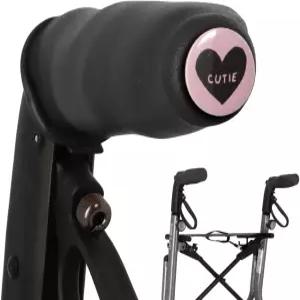 마이롤러 슬리브 - 젤 패드가 있는 롤레이터 핸들 커버 2개 세트 손 방지 편안한 쿠션 워커 및 휠체어