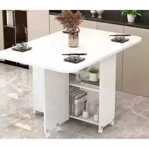 이동식 조리대 아일랜드 주방 보조 식탁 접이식 홈바
