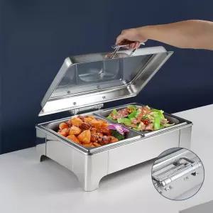 전기 차핑디쉬 식당 뷔페 음식 스텐 워머 보온 푸드워머