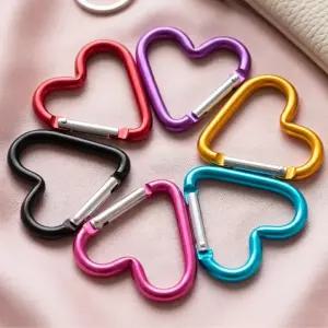 하트 카라비너 카라비나 링 에어팟 고리 키링 재료 부자재 자재 부속품 부재료 열쇠고리 [등산 등산용]