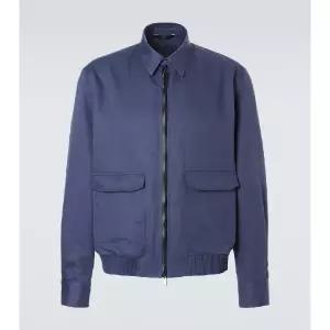 브리오니 리넨 코튼 블루종 재킷 TP574867479