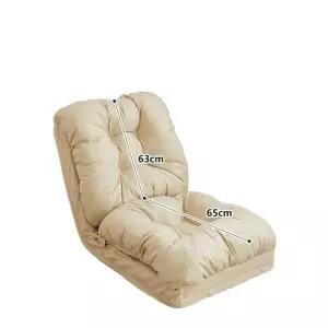 1인 소파베드 좌식 자취방 바닥 쿠션 다리없는 패브릭 원룸 미니 침실 롱쿠션