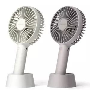 루메나 휴대용 무선 선풍기 FAN PRO 4 2 개입 - 크림화이트 + 핑키시그레이