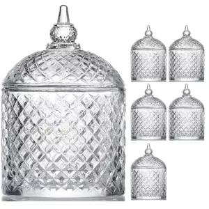 캔들용기 공병 300ml 6개 향초만들기 유리병